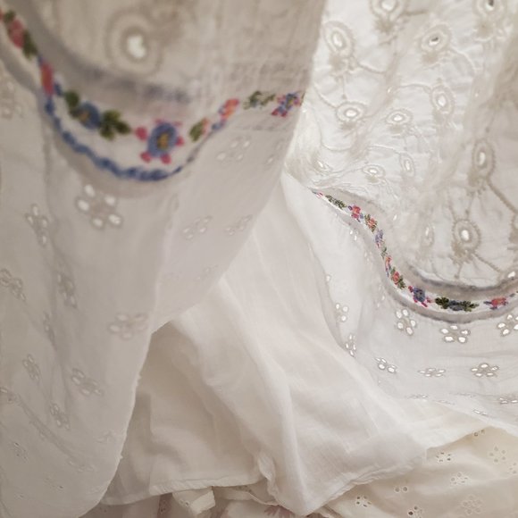 Rare LoveShackFancy Jessie Dress White Size: 8 - Picture 9 of 14